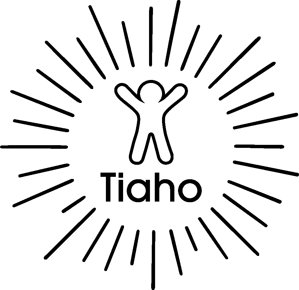 Tiaho Black on White Logo